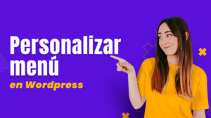 personaliza menu wordpress