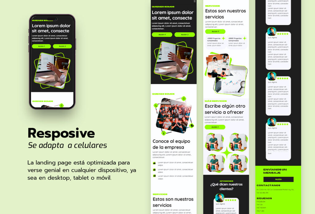 Pack Landing Page + 12 Posts