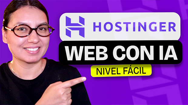 como crear una pagina web con el creador de sitios con ia de hostinger